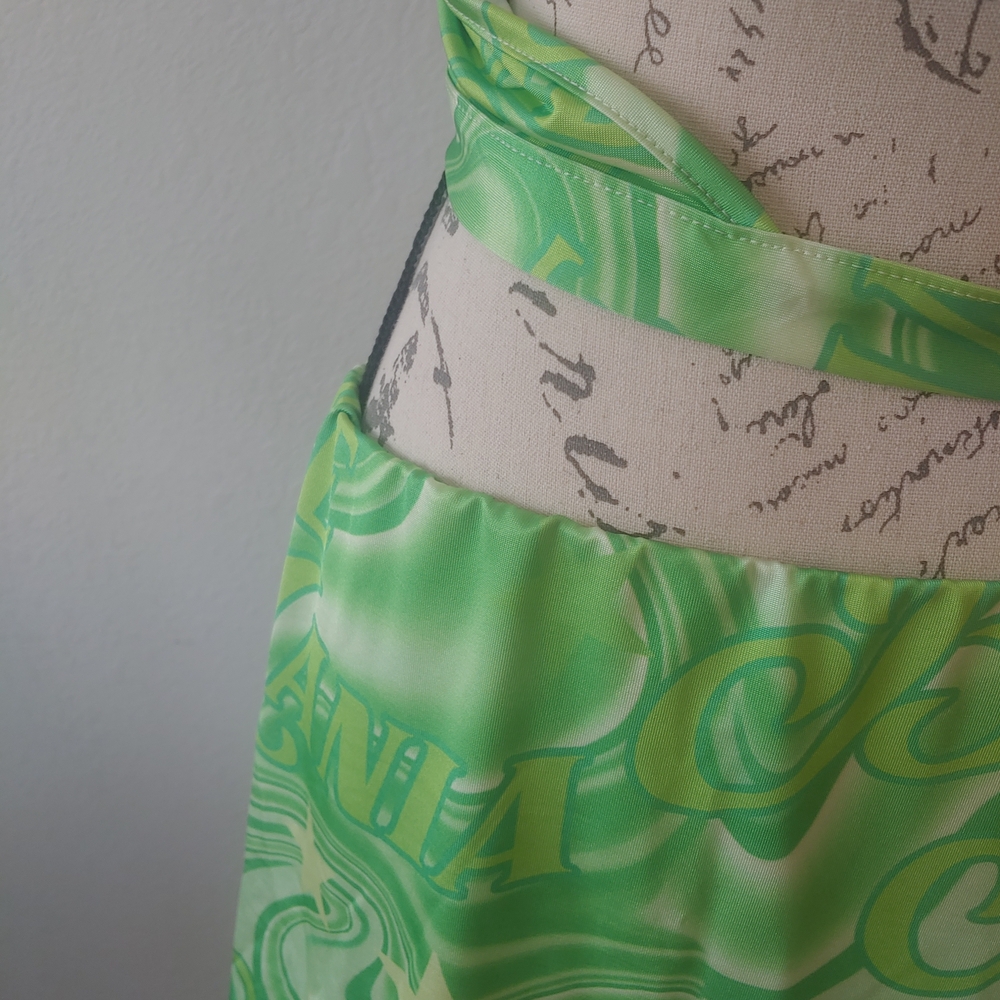 AsYou Green Patterned Two-Piece Set - Picture 7 of 8